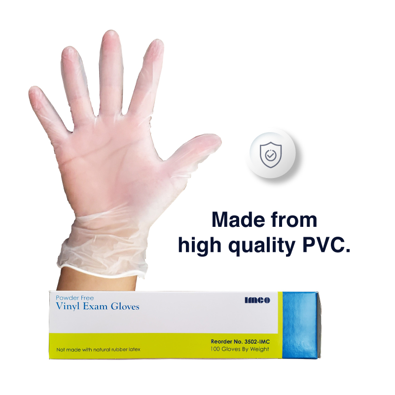 100 Ct. Glove Plus Induastrial Vinyl Powder/latex free gloves Med L XL avial 