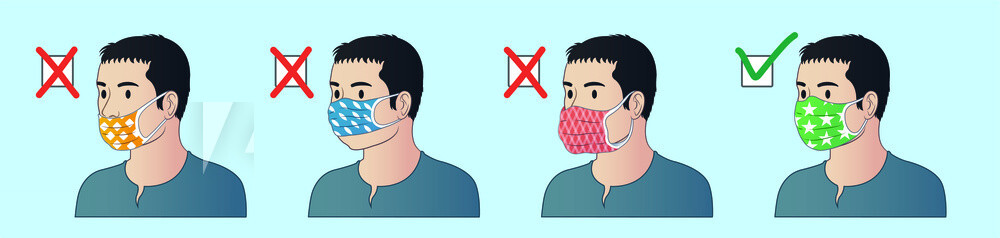 How to wear masks
