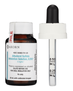 Albuterol Sulfate Inhalation Solution, 0.5% Shortage - Pipeline Medical
