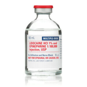 Lidocaine HCl / Epinephrine 1% - 1:100,000 Injection Multiple-Dose Vial 50 mL