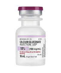 Calcium Gluconate Injection Shortage | Pipeline medical