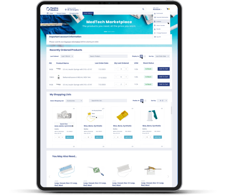 Homepage tablet supplies 1